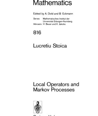 خرید و دانلود نسخه کامل کتاب Local Operators and Markov Processes