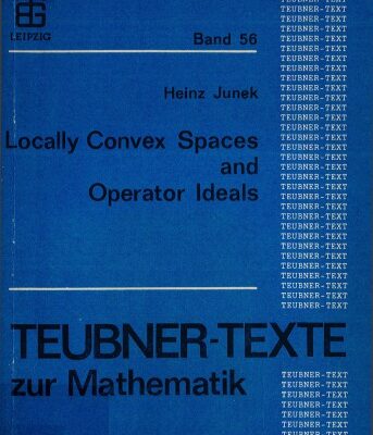 خرید و دانلود نسخه کامل کتاب Locally convex spaces and operator ideals