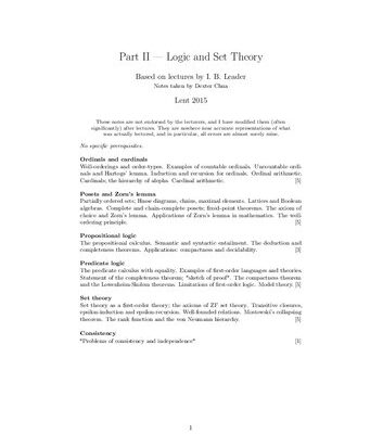 خرید و دانلود نسخه کامل کتاب Logic and Set Theory