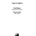 خرید و دانلود نسخه کامل کتاب Logic as Algebra
