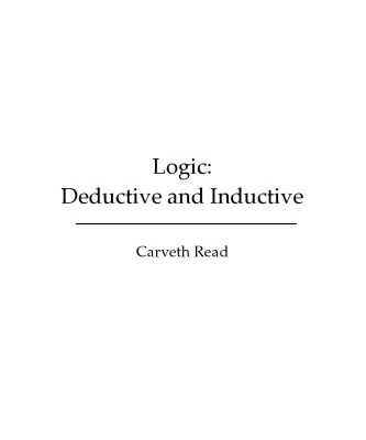خرید و دانلود نسخه کامل کتاب Logic: Deductive and Inductive