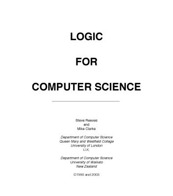 خرید و دانلود نسخه کامل کتاب Logic for Computer Science