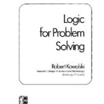 خرید و دانلود نسخه کامل کتاب Logic for problem solving