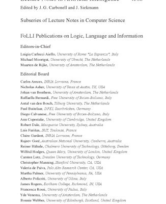 خرید و دانلود نسخه کامل کتاب Logic, Language, and Computation: 6th International Tbilisi Symposium on Logic, Language, and Computation,TbiLLC 2005 Batumi, Georgia, September 12-16, 2005. Revised Selected Papers