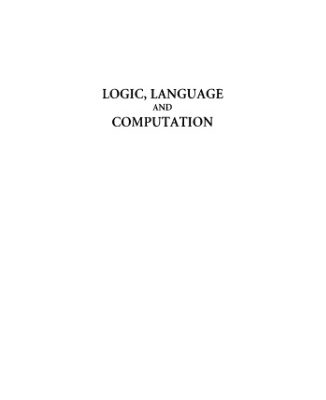 خرید و دانلود نسخه کامل کتاب Logic, Language and Computation. Volume 1