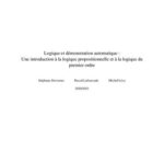 خرید و دانلود نسخه کامل کتاب Logique et démonstration automatique – Introduction à la logique propositionnelle et à la logique du premier ordre /// (Version Complétée de l’UE UGA INF402 Année 2020/2021)