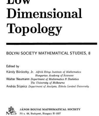خرید و دانلود نسخه کامل کتاب Low Dimensional Topology