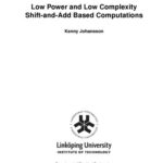 خرید و دانلود نسخه کامل کتاب Low power and low complexity shift-and-add based computations