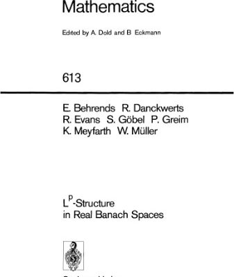 خرید و دانلود نسخه کامل کتاب Lp-Structure in Real Banach Spaces