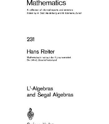 خرید و دانلود نسخه کامل کتاب Lp1s-Algebras and Segal algebras