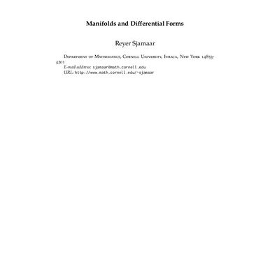 خرید و دانلود نسخه کامل کتاب Manifolds and Differential Forms