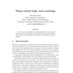 خرید و دانلود نسخه کامل کتاب Many-valued logic and semirings