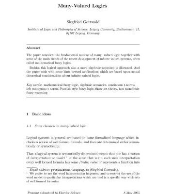 خرید و دانلود نسخه کامل کتاب Many-Valued Logics