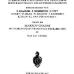 خرید و دانلود نسخه کامل کتاب Markov chains with stationary transition probabilities
