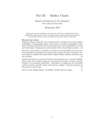 خرید و دانلود نسخه کامل کتاب Markov Chains
