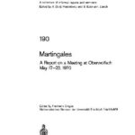 خرید و دانلود نسخه کامل کتاب Martingales; a report on a meeting at Oberwolfach May 17-23, 1970