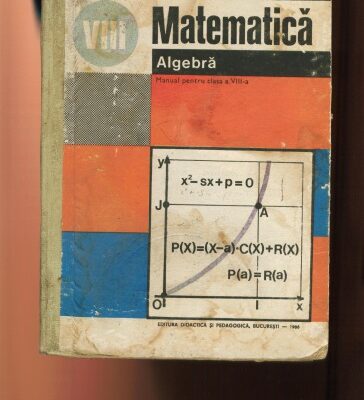 خرید و دانلود نسخه کامل کتاب Matematică. Algebră. Manual pentru clasa a VIII-a