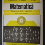 خرید و دانلود نسخه کامل کتاب Matematică. Elemente de algebră superioară. Manual pentru clasa a XI-a