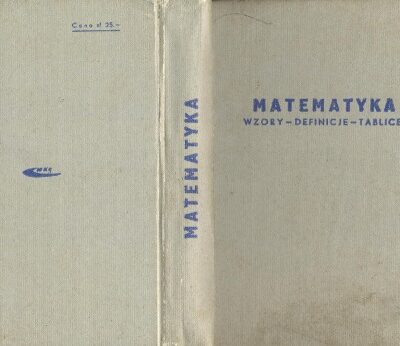 خرید و دانلود نسخه کامل کتاب Matematyka – wzory – definicje – tablice