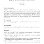 خرید و دانلود نسخه کامل کتاب Math 765 – Computational Commutative Algebra