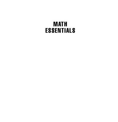 خرید و دانلود نسخه کامل کتاب Math Essentials (Basic Skills)