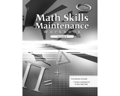 خرید و دانلود نسخه کامل کتاب Math Skills Maintenance Workbook: Course 3