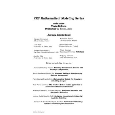 خرید و دانلود نسخه کامل کتاب Mathematical analysis for modeling