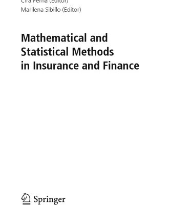 خرید و دانلود نسخه کامل کتاب Mathematical and Statistical Methods in Insurance and Finance