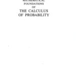 خرید و دانلود نسخه کامل کتاب Mathematical Foundations of the Calculus of Probability