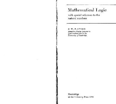 خرید و دانلود نسخه کامل کتاب Mathematical Logic
