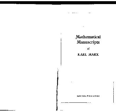 خرید و دانلود نسخه کامل کتاب Mathematical Manuscripts
