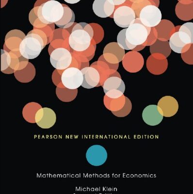 خرید و دانلود نسخه کامل کتاب Mathematical Methods for Economics