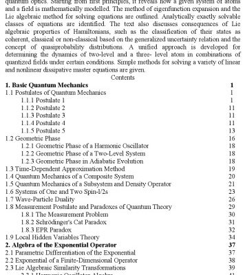 خرید و دانلود نسخه کامل کتاب Mathematical methods of quantum optics