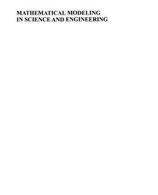 خرید و دانلود نسخه کامل کتاب Mathematical Modeling in Science and Engineering: An Axiomatic Approach