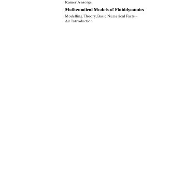 خرید و دانلود نسخه کامل کتاب Mathematical models of fluiddynamics: modelling, theory, basic numerical facts: an introduction