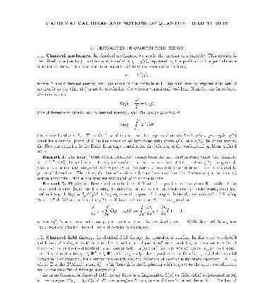 خرید و دانلود نسخه کامل کتاب Mathematical notions of quantum field theory