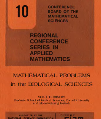 خرید و دانلود نسخه کامل کتاب Mathematical Problems in the Biological Sciences (CBMS-NSF Regional Conference Series in Applied Mathematics)