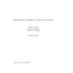 خرید و دانلود نسخه کامل کتاب Mathematical techniques of theoretical physics