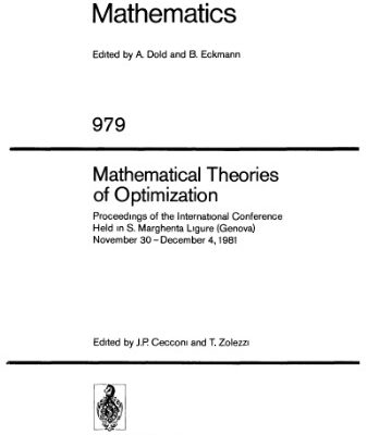 خرید و دانلود نسخه کامل کتاب Mathematical Theories of Optimization