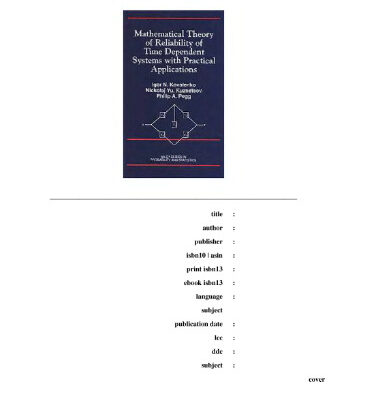 خرید و دانلود نسخه کامل کتاب Mathematical theory of reliability of time dependent systems with practical applications