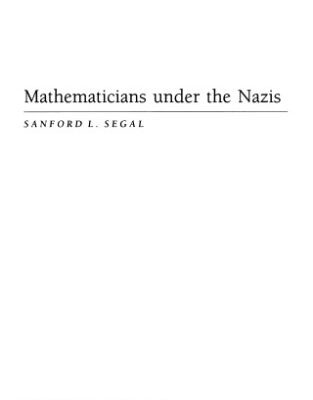 خرید و دانلود نسخه کامل کتاب Mathematicians under the Nazis