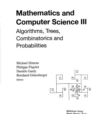 خرید و دانلود نسخه کامل کتاب Mathematics and computer science 3: algorithms, trees, combinatorics and probabilities