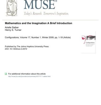 خرید و دانلود نسخه کامل کتاب Mathematics and the Imagination: A Brief Introduction, by Arielle Saiber Henry S. Turner