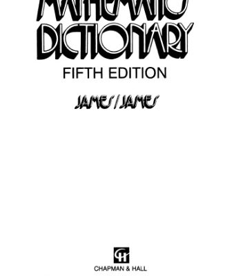 خرید و دانلود نسخه کامل کتاب Mathematics Dictionary