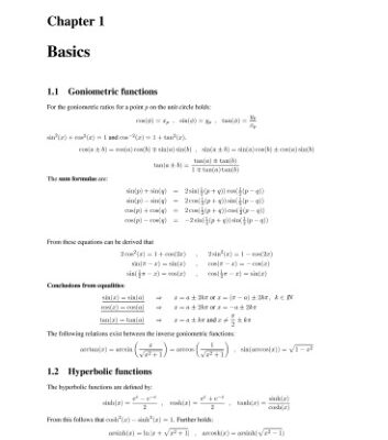 خرید و دانلود نسخه کامل کتاب Mathematics formulary