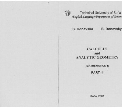 خرید و دانلود نسخه کامل کتاب Mathematics I. Calculus and analytic geometry part 2