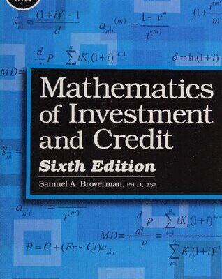 خرید و دانلود نسخه کامل کتاب Mathematics of Investment and Credit