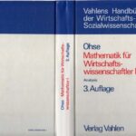 خرید و دانلود نسخه کامل کتاب Mathematik für Wirtschaftswissenschaftler I, Analysis