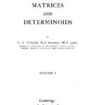 خرید و دانلود نسخه کامل کتاب Matrices and Determinoids