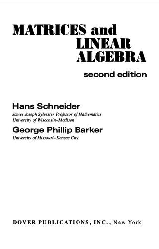خرید و دانلود نسخه کامل کتاب Matrices and Linear Algebra (Dover Books on Mathematics)_689854bc807f9.jpeg خرید و دانلود نسخه کامل کتاب Matrices and Linear Algebra (Dover Books on Mathematics)